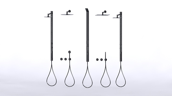 渲染模型_花洒023