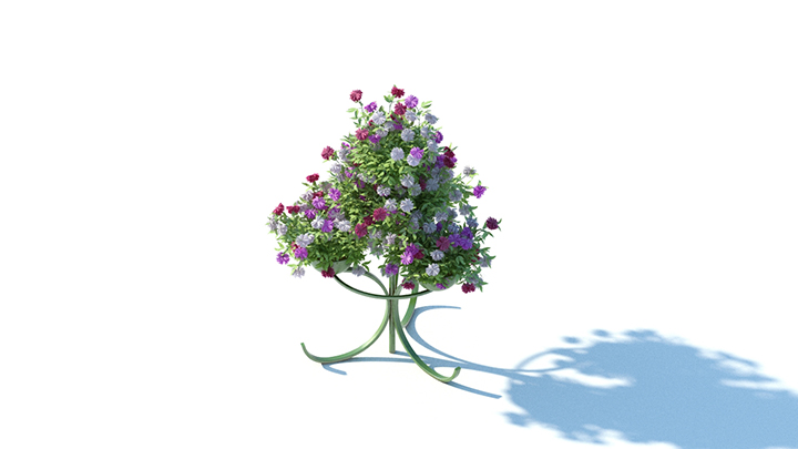 渲染模型_花草024