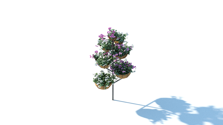 渲染模型_花草030