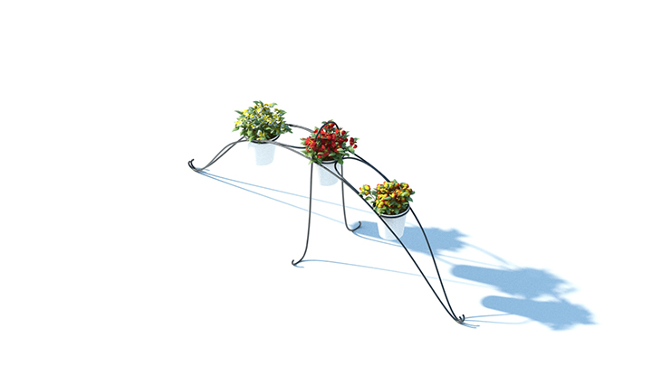 渲染模型_花草052