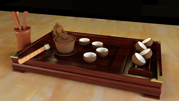 渲染模型_茶具029