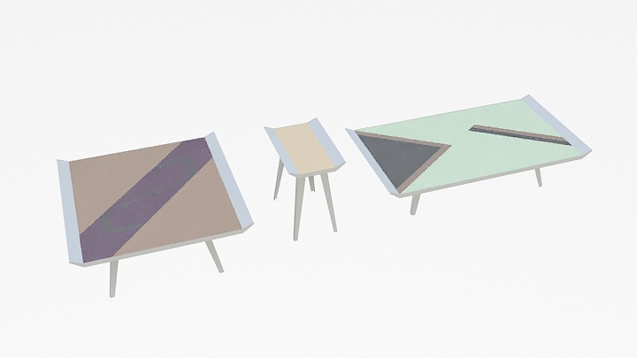 渲染模型_茶几345