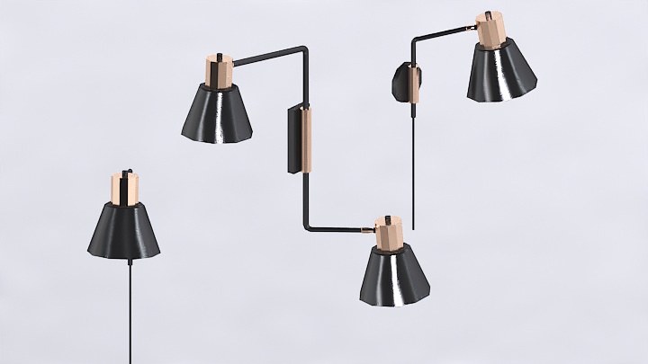 渲染模型_落地灯109