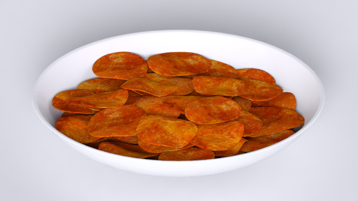 渲染模型_薯片002