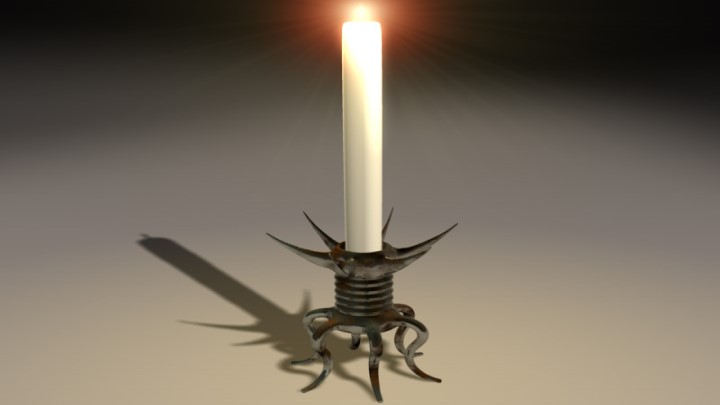 渲染模型_蜡烛067