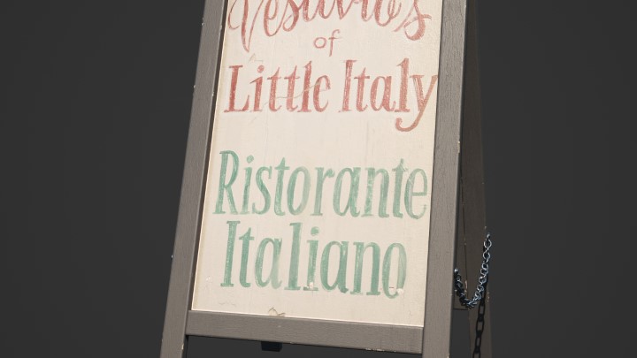 渲染模型_街道广告牌013