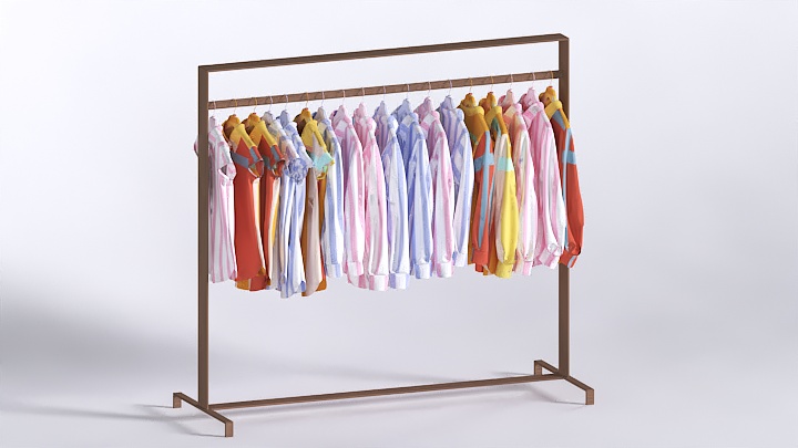 渲染模型_衣服032