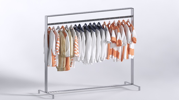 渲染模型_衣服038