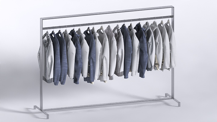 渲染模型_衣服044