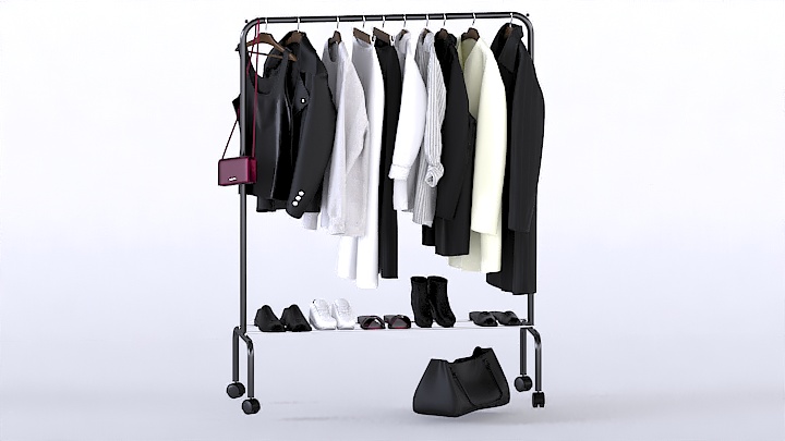 渲染模型_衣柜103