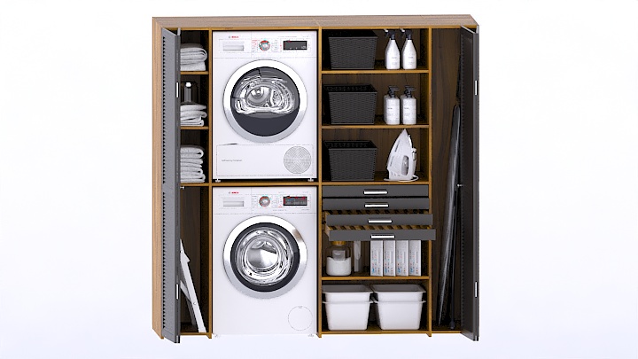 渲染模型_衣柜115