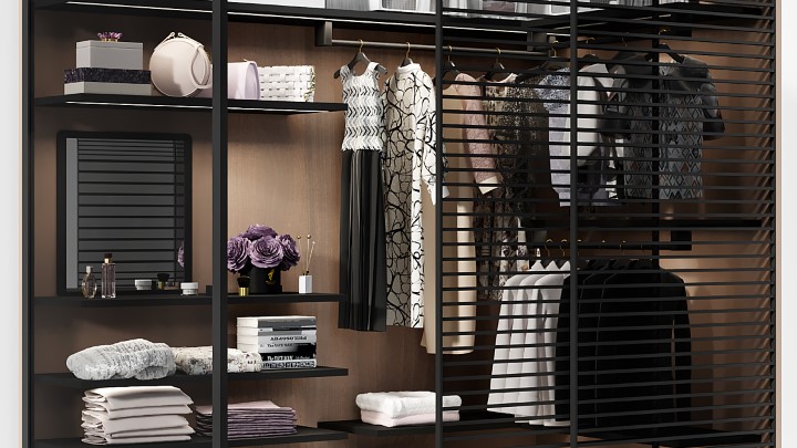 渲染模型_衣橱027