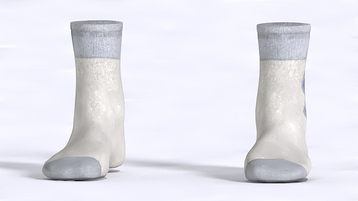 渲染模型_袜子005