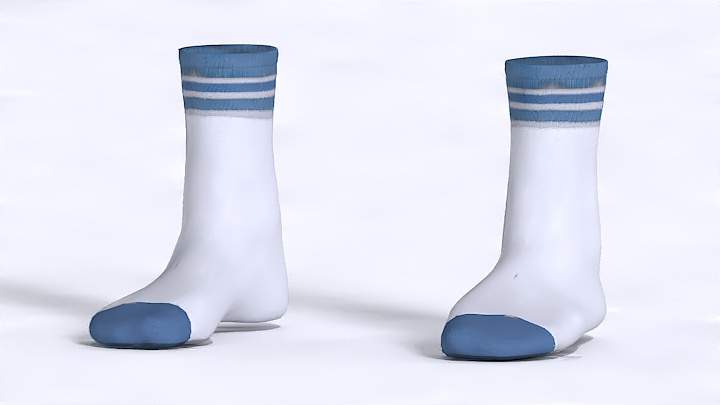 渲染模型_袜子015