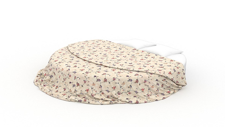 渲染模型_被子006