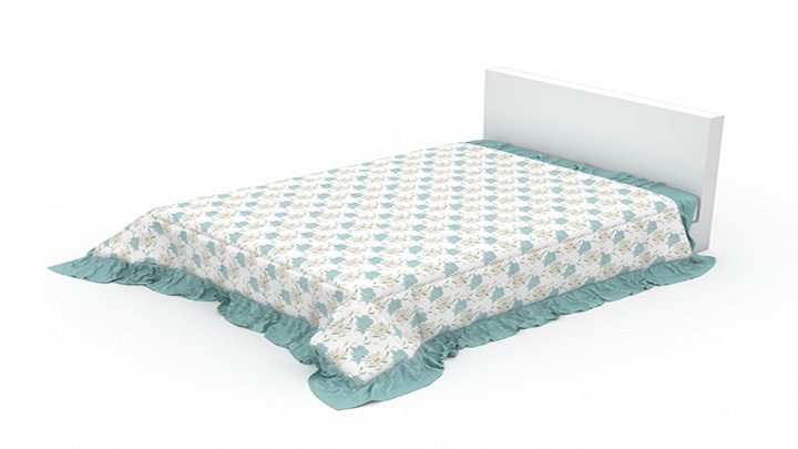 渲染模型_被子021