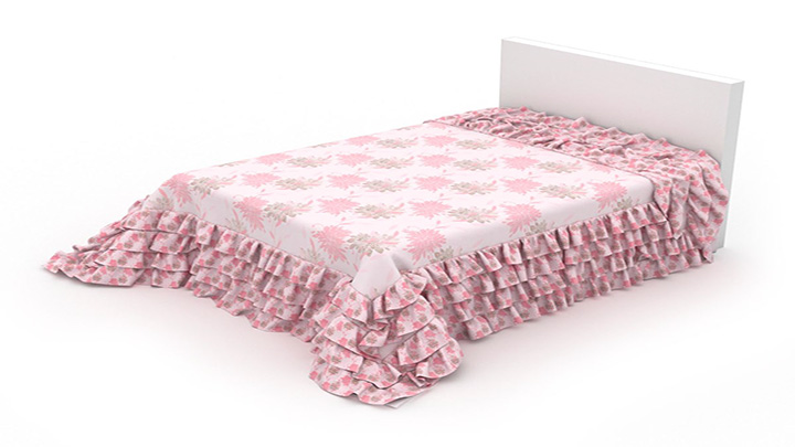 渲染模型_被子026