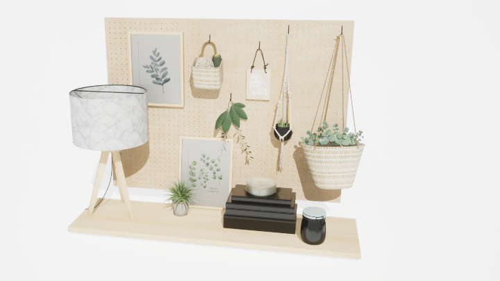 渲染模型_装饰墙068