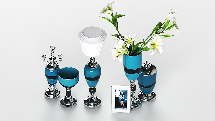 渲染模型_装饰摆件049