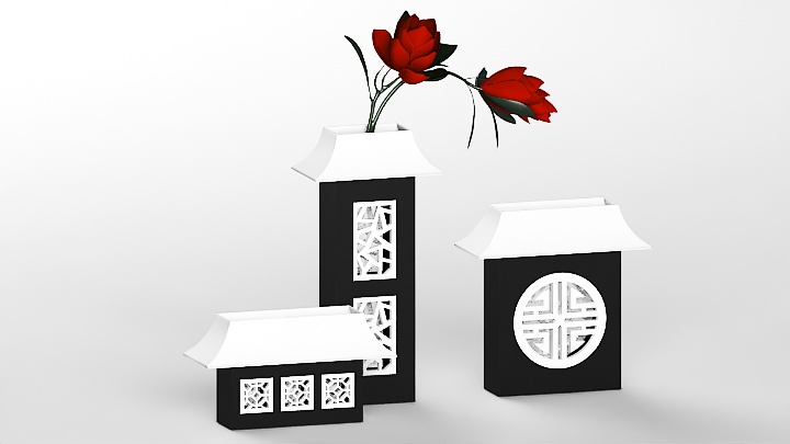 渲染模型_装饰摆件085