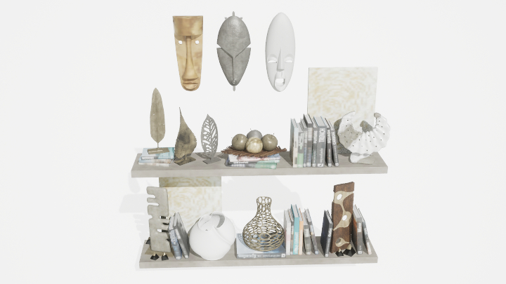 渲染模型_装饰架子013