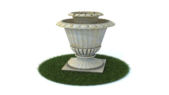 渲染模型_装饰水池001