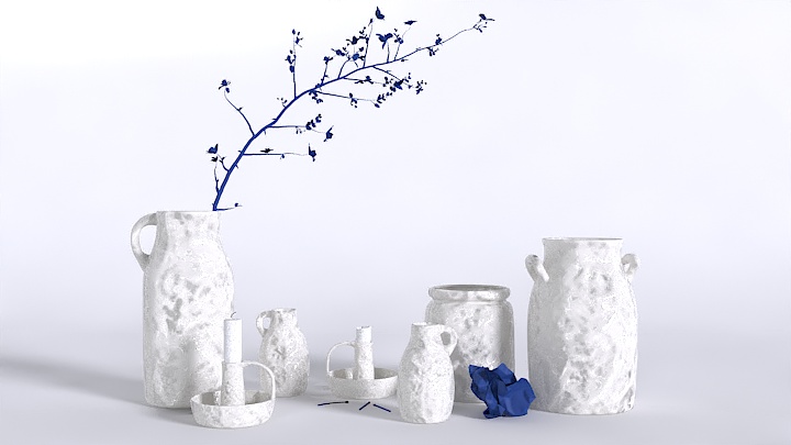 渲染模型_装饰花瓶012