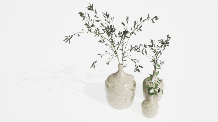 渲染模型_装饰花瓶028