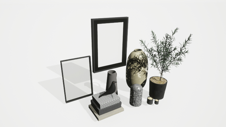 渲染模型_装饰花瓶077