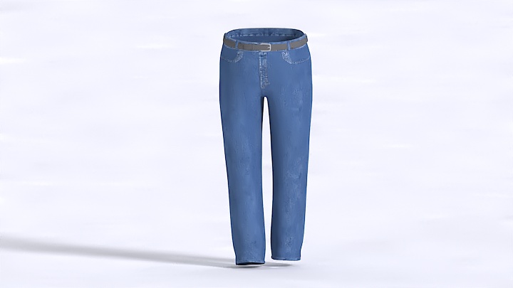 渲染模型_裤子012