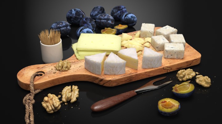 渲染模型_西餐食物016