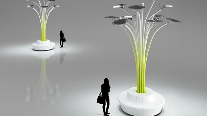 渲染模型_设施路灯003