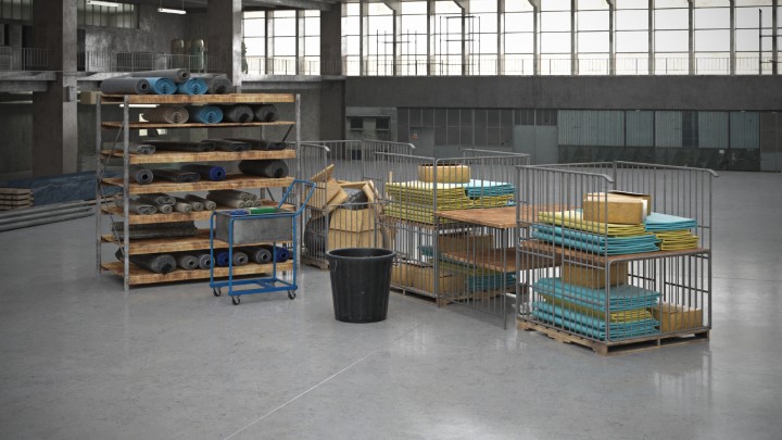 渲染模型_货架085