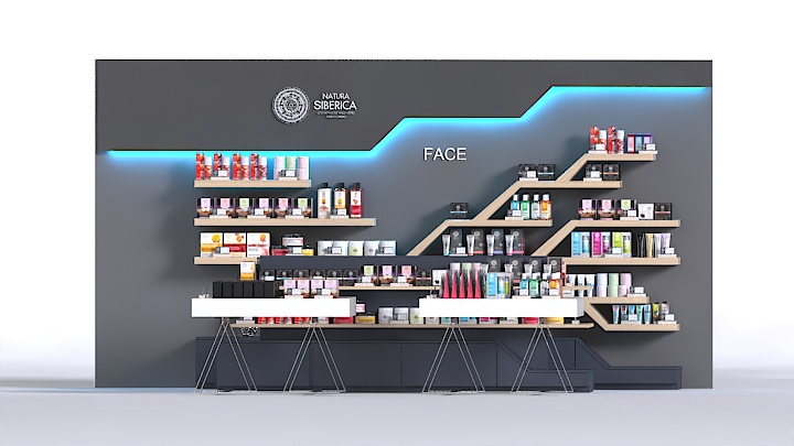 渲染模型_超市饮品架001