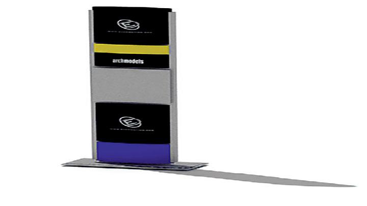 渲染模型_车站牌009