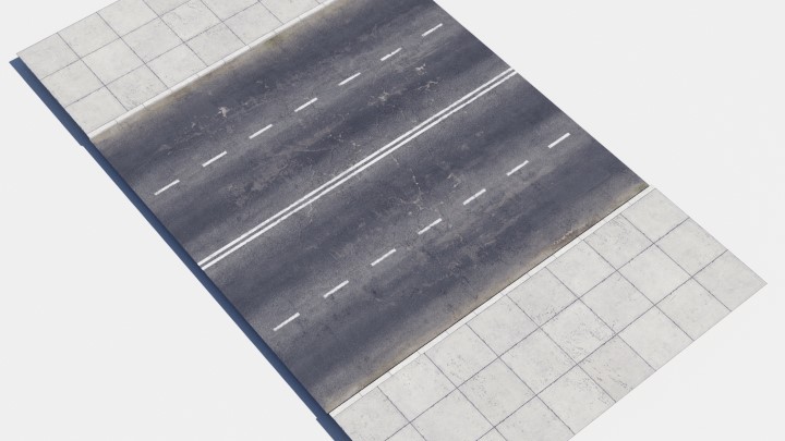 渲染模型_道路组件007