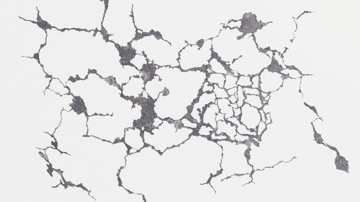 渲染模型_道路裂缝脏迹组件005