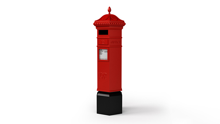 渲染模型_邮箱014