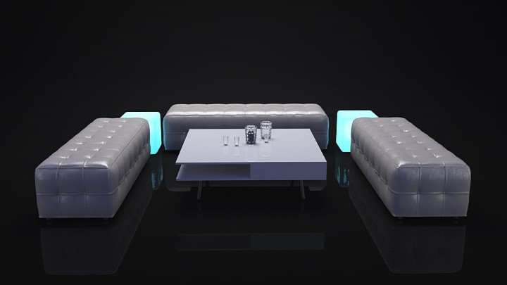 渲染模型_酒吧沙发006