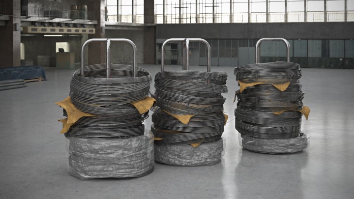 渲染模型_铁丝圈001