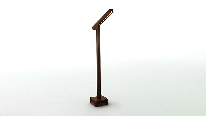 渲染模型_长臂灯001