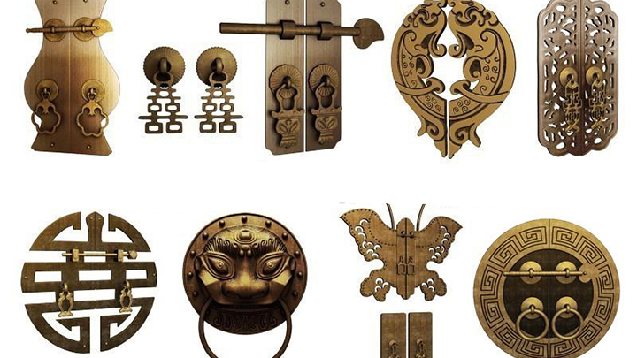 渲染模型_门闩001