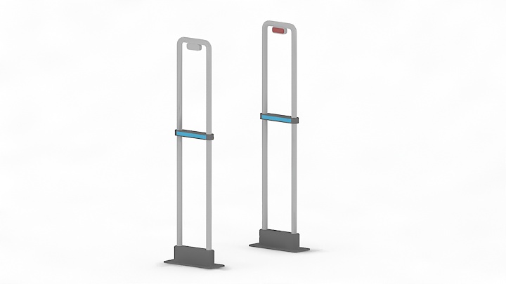 渲染模型_闸机009