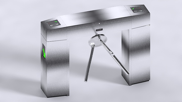 渲染模型_闸机014