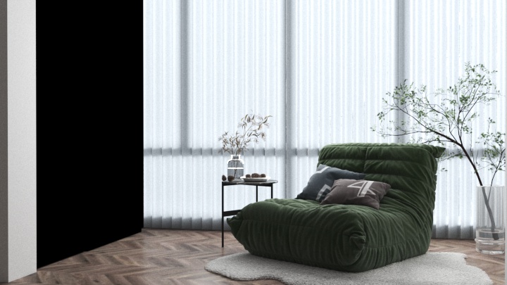 渲染模型_阳台沙发001