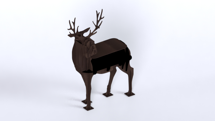 渲染模型_雕塑069