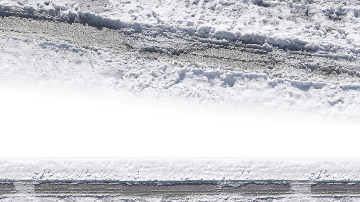 渲染模型_雪地车辙印001