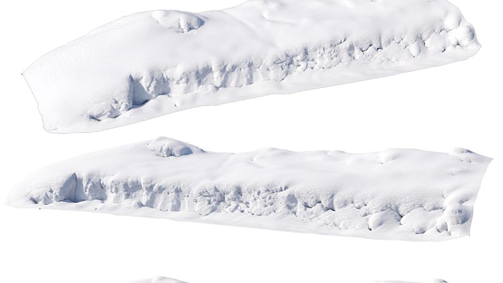 渲染模型_雪堆001