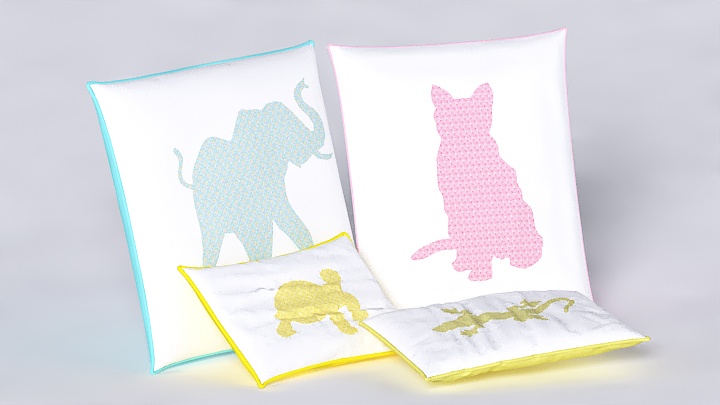 渲染模型_靠枕042