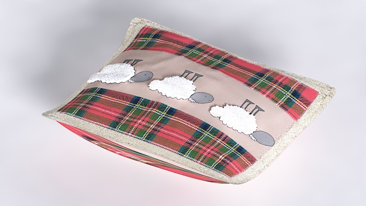 渲染模型_靠枕094